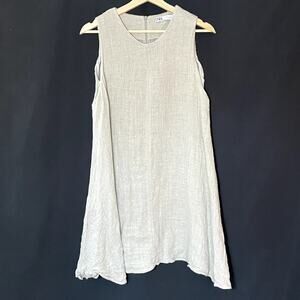 Zara a-line sandy sleeveless knee-length dress women's size XL summer boho flowy